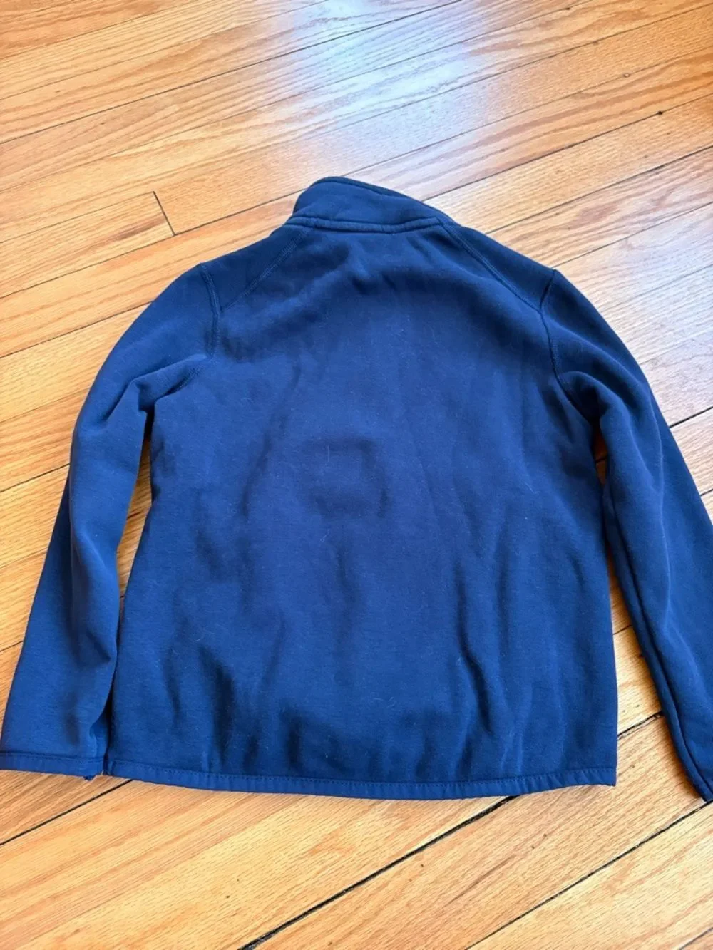 GAP Fit Kids Quarter-Zip Pullover in Navy with Logo Size XS 4-5
